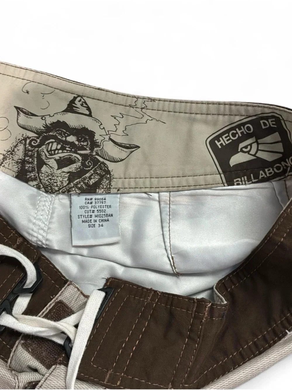 vintage Hecho de Billabong board shorts